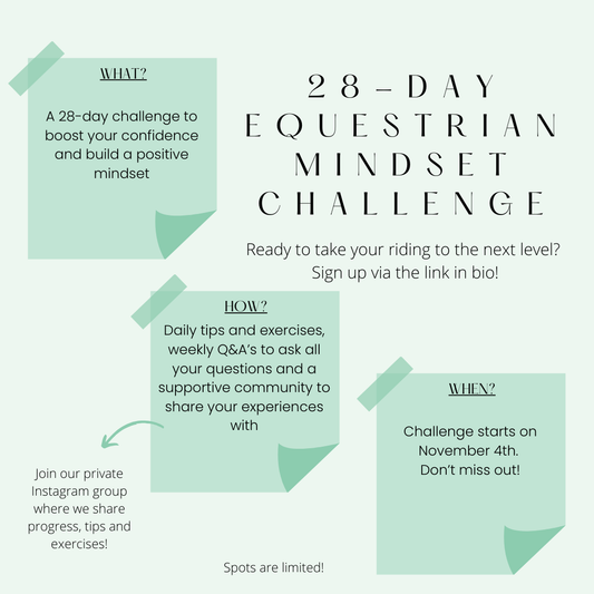 28-day Equestrian mindset challenge